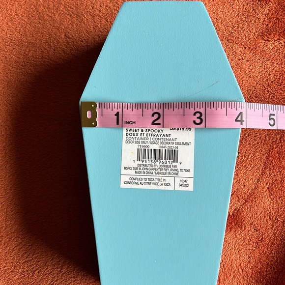 Ashland, Sweet and Spooky Mini Container Storage Box Coffin. Day of the Dead - Picture 4 of 7